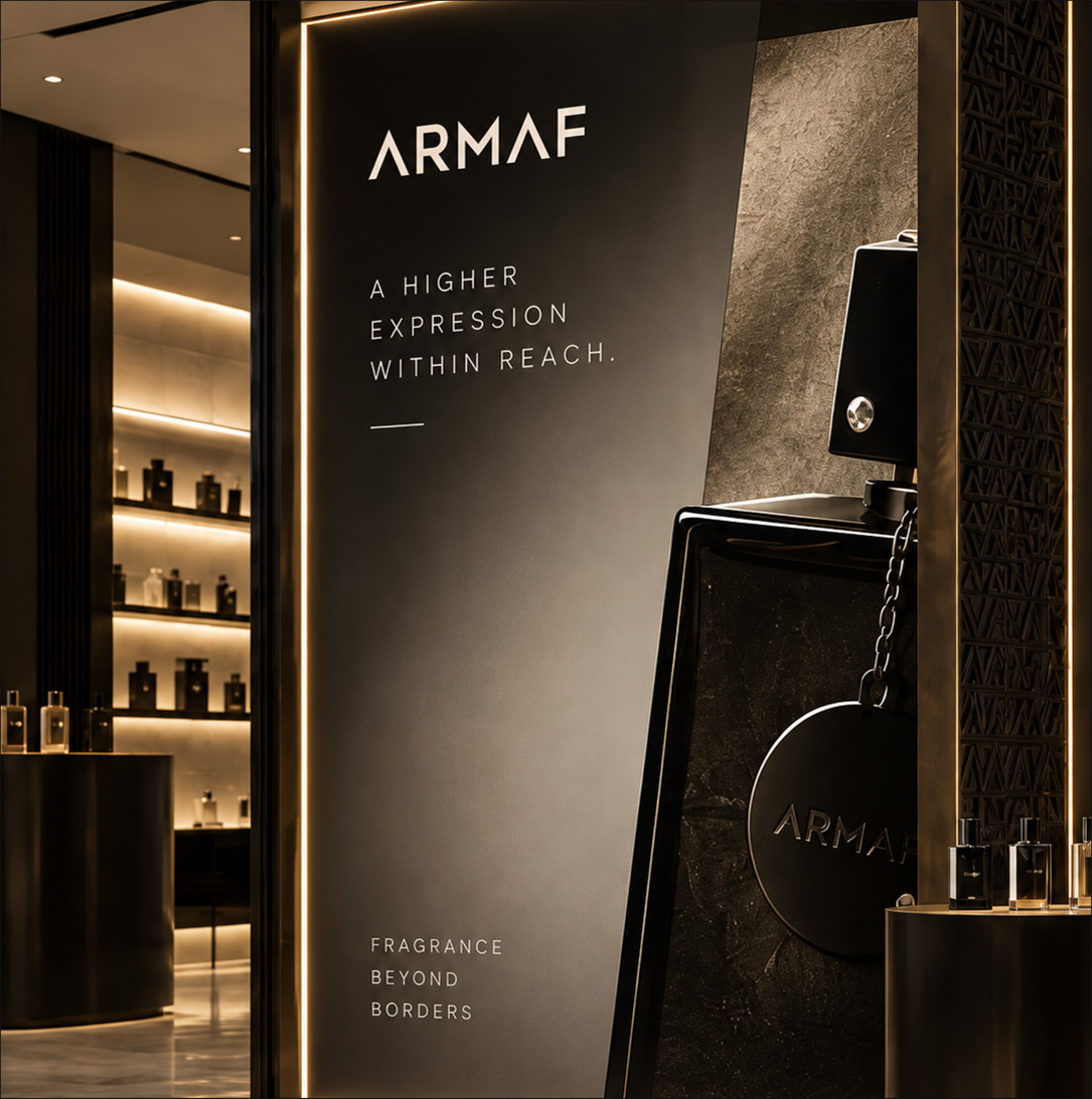 ARMAF retail campaign display