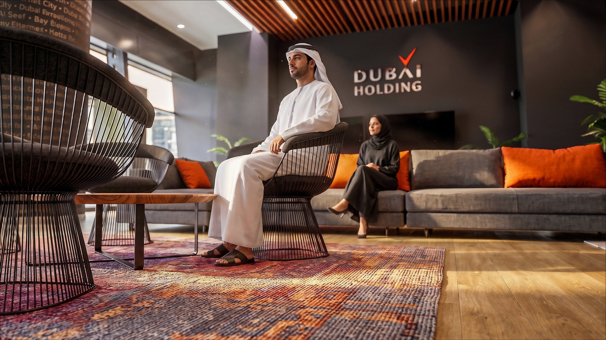 Dubai Holding VIP reception lounge