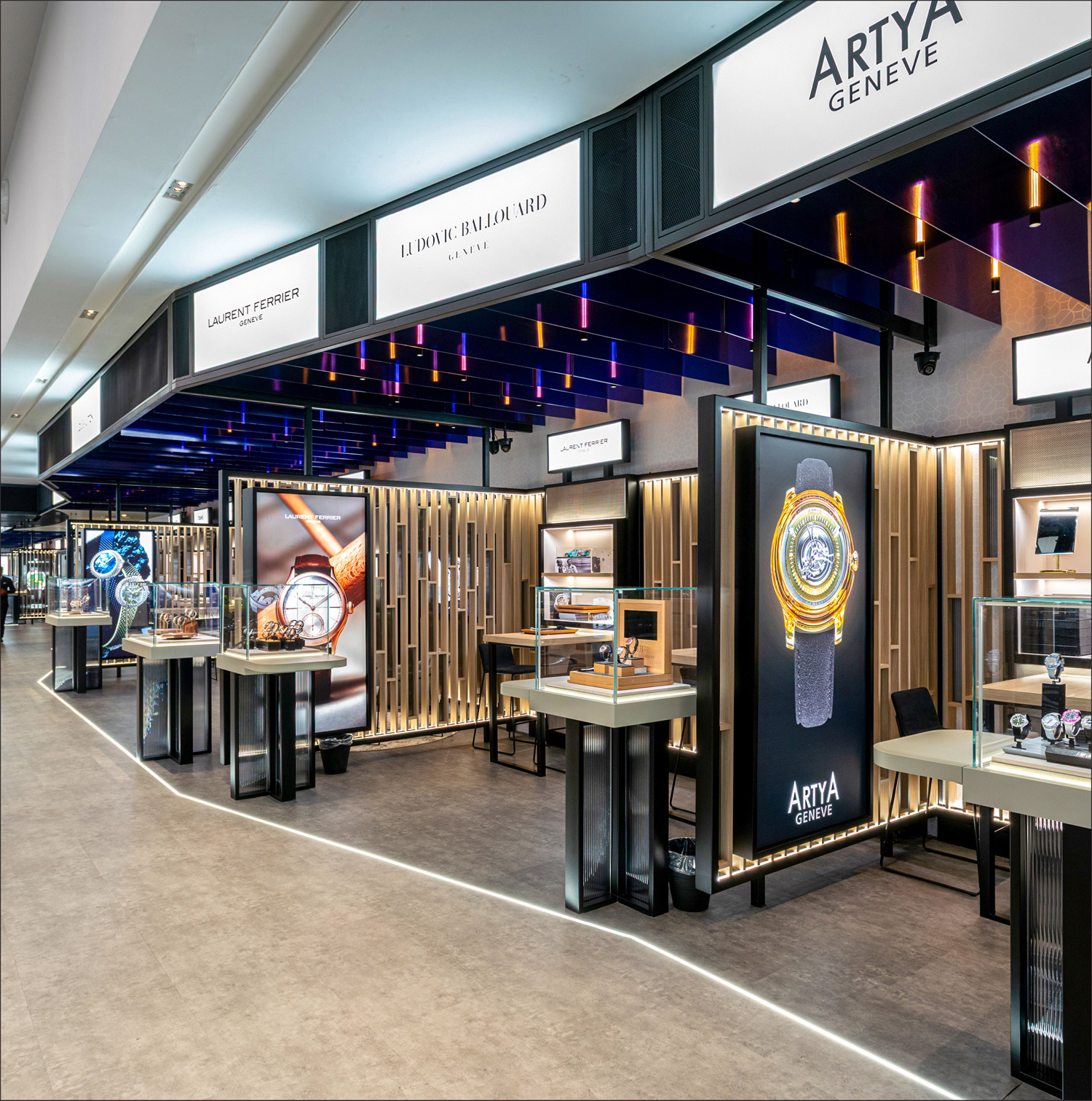 Dubai Watch Week 2025 — exhibition interior