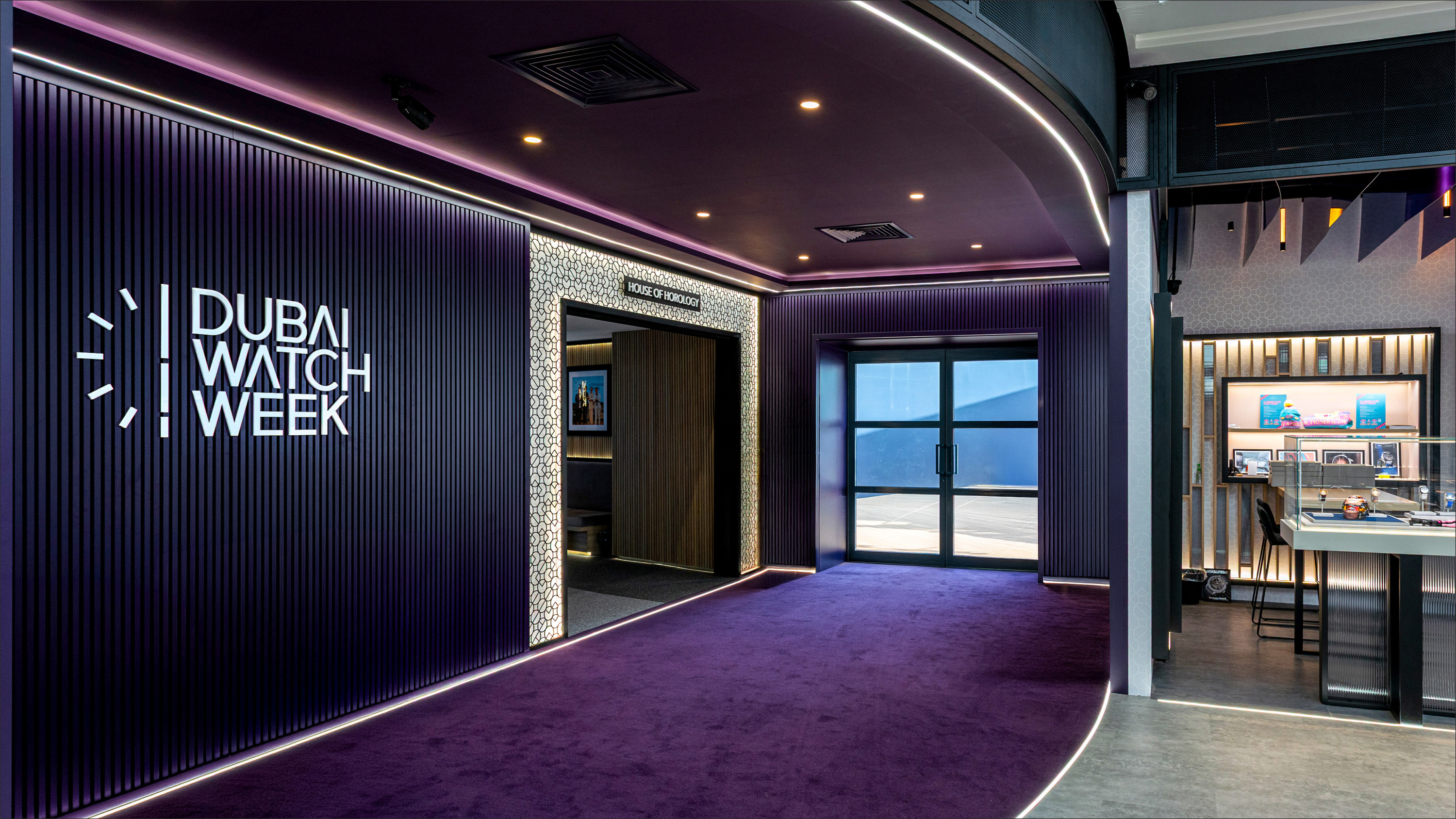 Dubai Watch Week 2025 — Horology Forum entrance